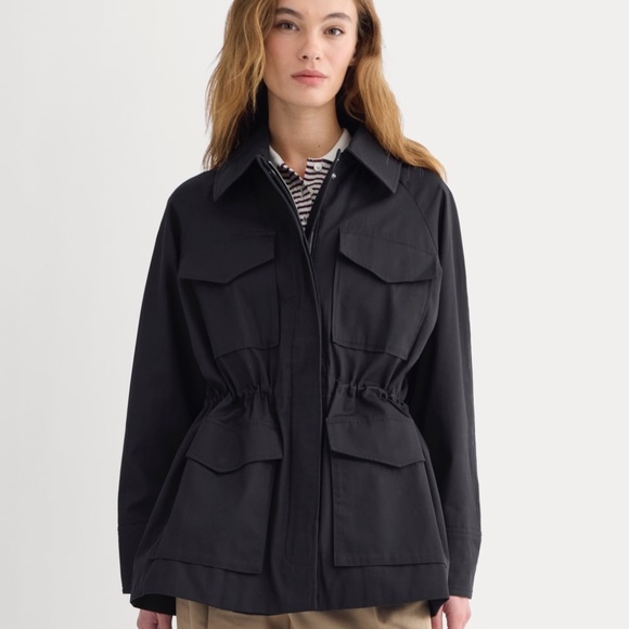 Everlane Women's Field Jacket in Black, Size Small, Cotton - Picture 3 of 3